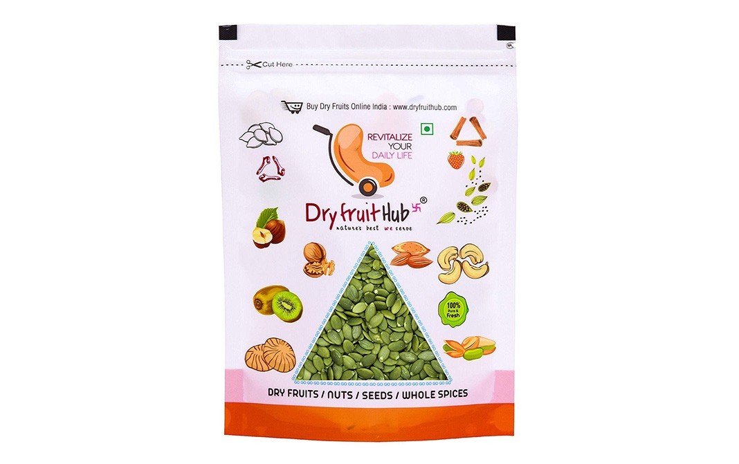 Dryfruit Hub Unsalted Raw Pumpkin Seed, Without Shells   Pack  1 kilogram